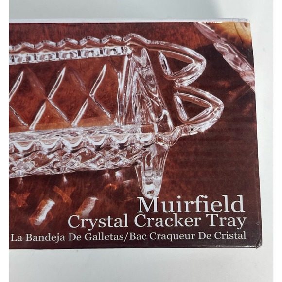 Crystal Clear Muirfield Crystal Cracker Tray New - Picture 3 of 7